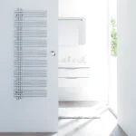 Полотенцесушитель электрический Zehnder Yucca Asym 1329х578 300 Вт, хром (YAECR-130-60/GD Chrome) - Фото 2
